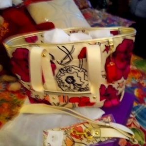 NET COACH KYRA SATCHEL/CROSSBODY WITH MATCHING SCARF